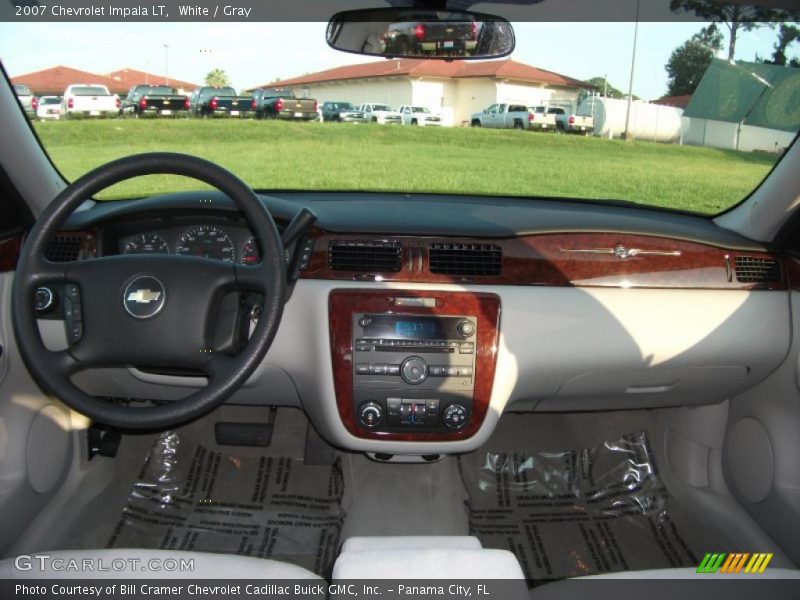 White / Gray 2007 Chevrolet Impala LT