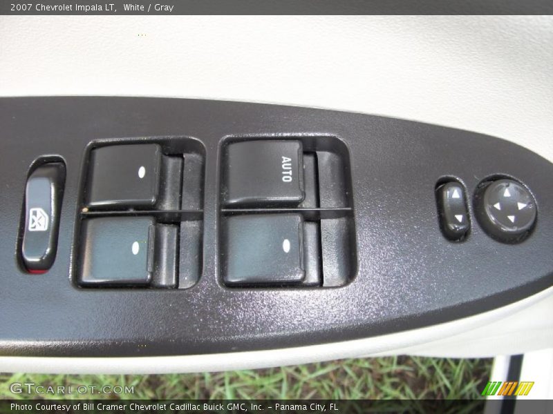White / Gray 2007 Chevrolet Impala LT