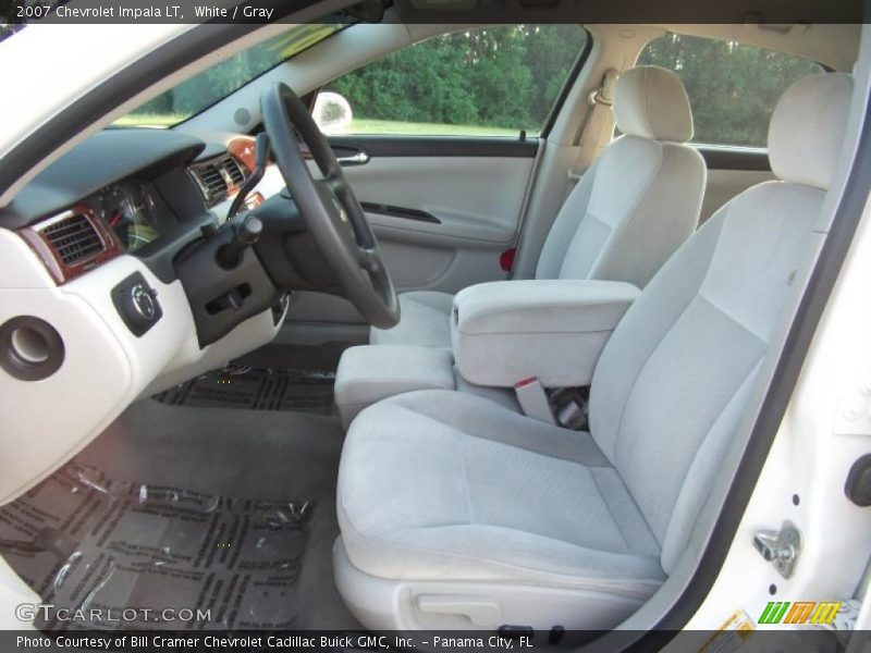 White / Gray 2007 Chevrolet Impala LT