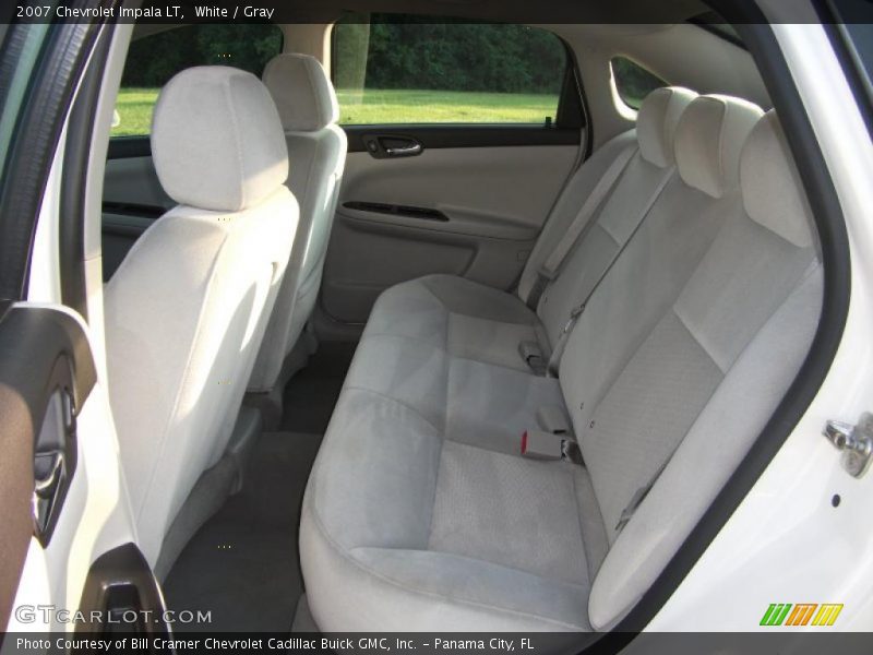 White / Gray 2007 Chevrolet Impala LT