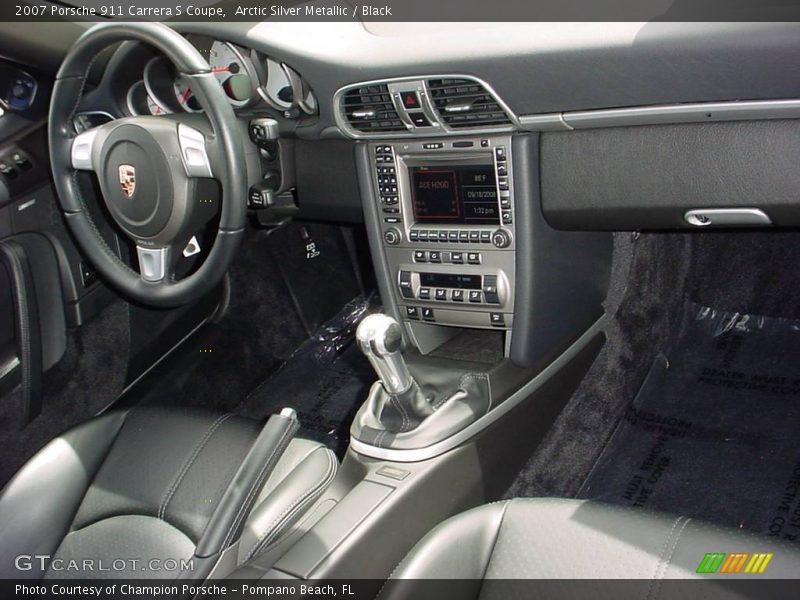 Arctic Silver Metallic / Black 2007 Porsche 911 Carrera S Coupe