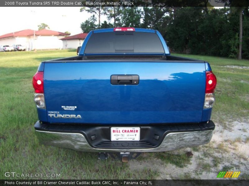 Blue Streak Metallic / Black 2008 Toyota Tundra SR5 TRD Double Cab