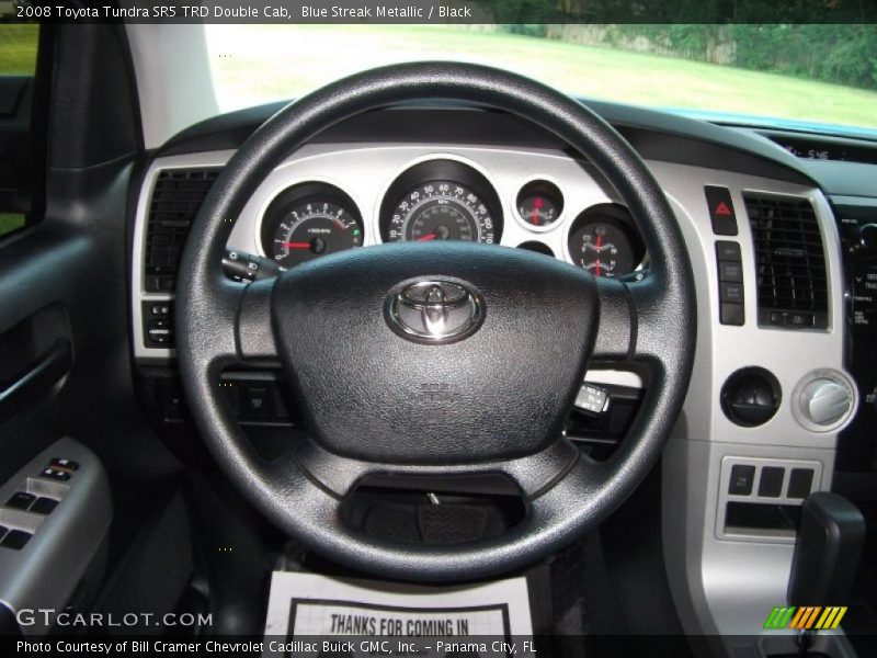 Blue Streak Metallic / Black 2008 Toyota Tundra SR5 TRD Double Cab