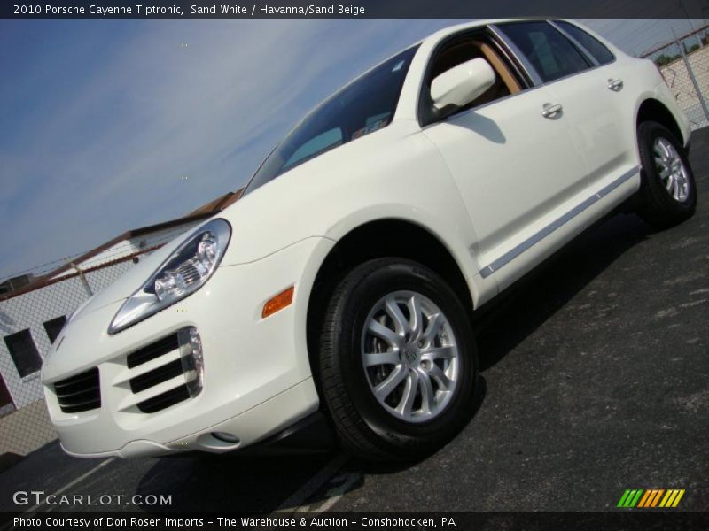 Sand White / Havanna/Sand Beige 2010 Porsche Cayenne Tiptronic