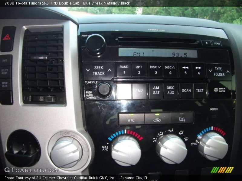 Blue Streak Metallic / Black 2008 Toyota Tundra SR5 TRD Double Cab
