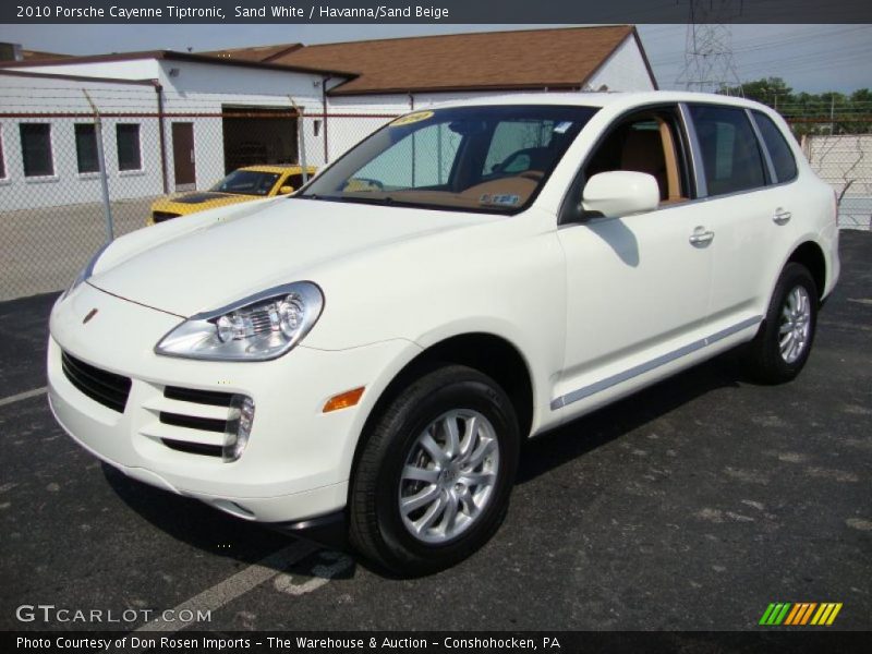 Sand White / Havanna/Sand Beige 2010 Porsche Cayenne Tiptronic