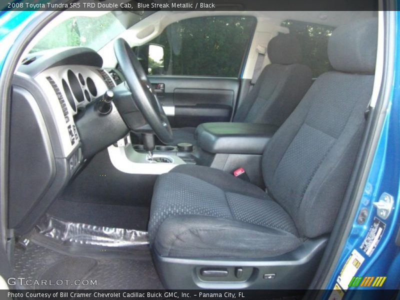 Blue Streak Metallic / Black 2008 Toyota Tundra SR5 TRD Double Cab
