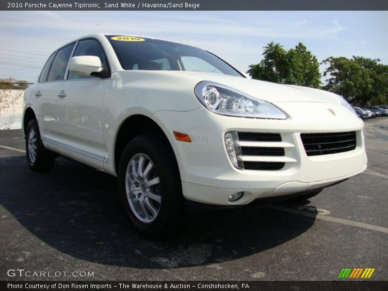 Sand White / Havanna/Sand Beige 2010 Porsche Cayenne Tiptronic