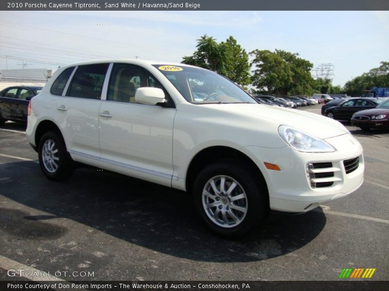Sand White / Havanna/Sand Beige 2010 Porsche Cayenne Tiptronic