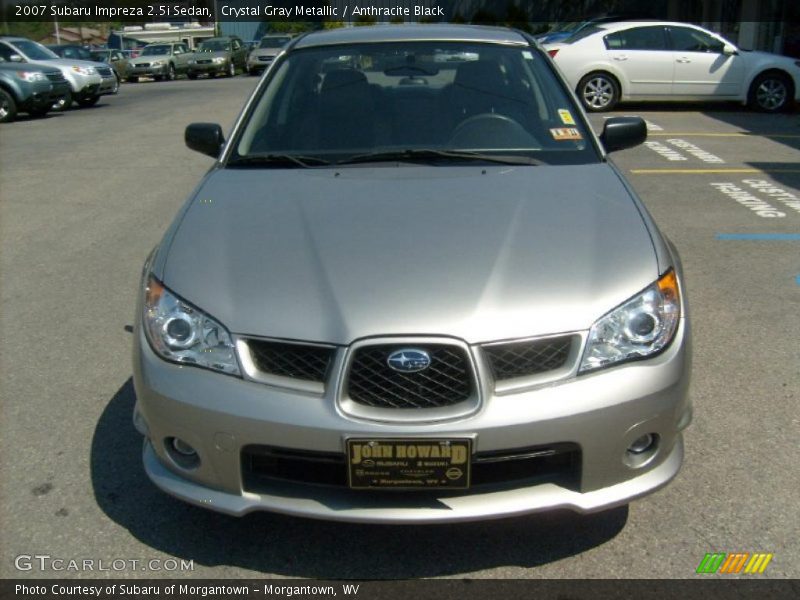 Crystal Gray Metallic / Anthracite Black 2007 Subaru Impreza 2.5i Sedan