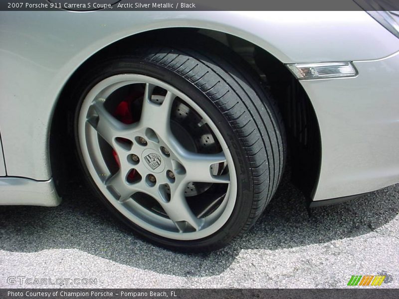 Arctic Silver Metallic / Black 2007 Porsche 911 Carrera S Coupe
