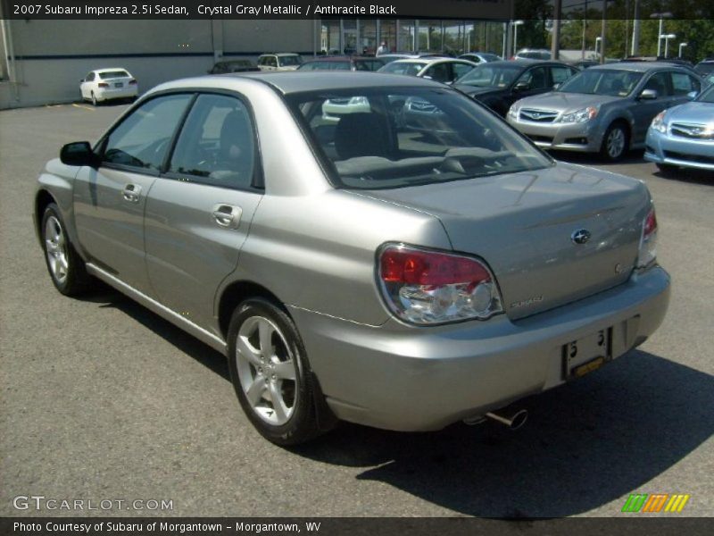 Crystal Gray Metallic / Anthracite Black 2007 Subaru Impreza 2.5i Sedan