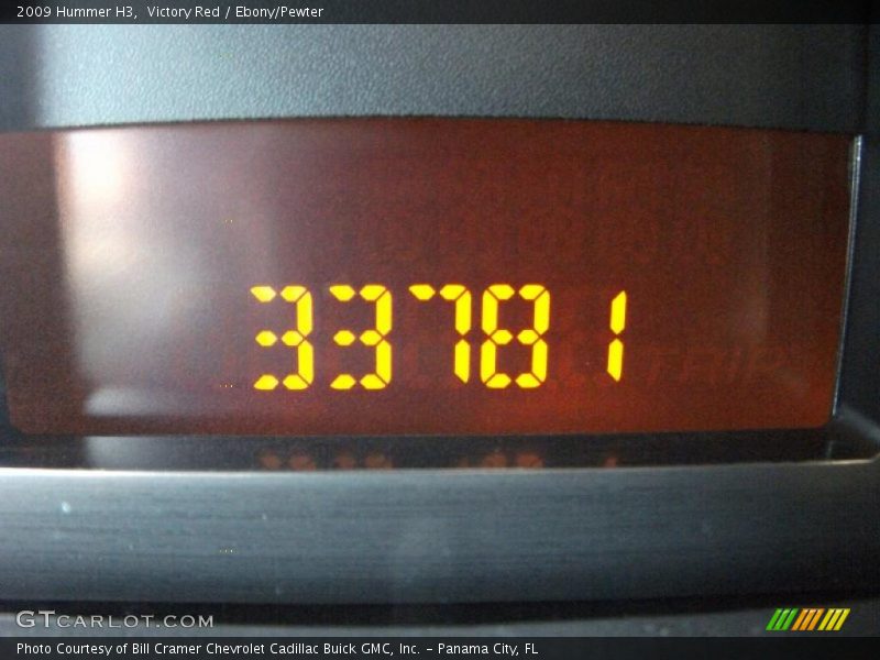 Victory Red / Ebony/Pewter 2009 Hummer H3