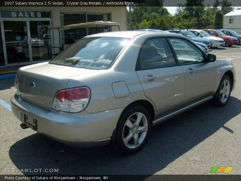 Crystal Gray Metallic / Anthracite Black 2007 Subaru Impreza 2.5i Sedan