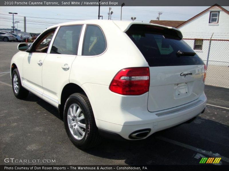 Sand White / Havanna/Sand Beige 2010 Porsche Cayenne Tiptronic