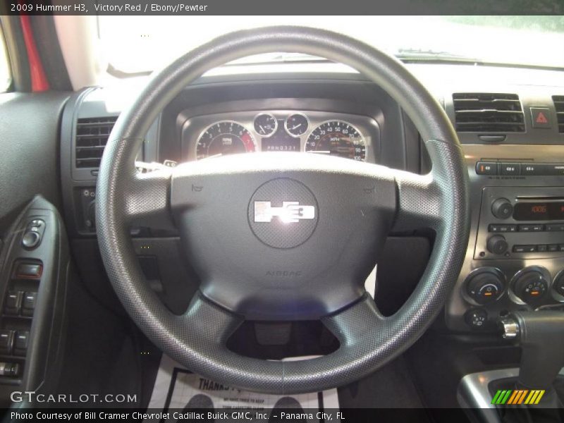 Victory Red / Ebony/Pewter 2009 Hummer H3