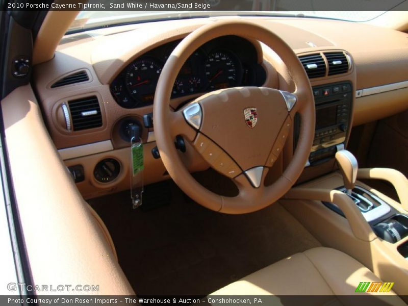 Sand White / Havanna/Sand Beige 2010 Porsche Cayenne Tiptronic