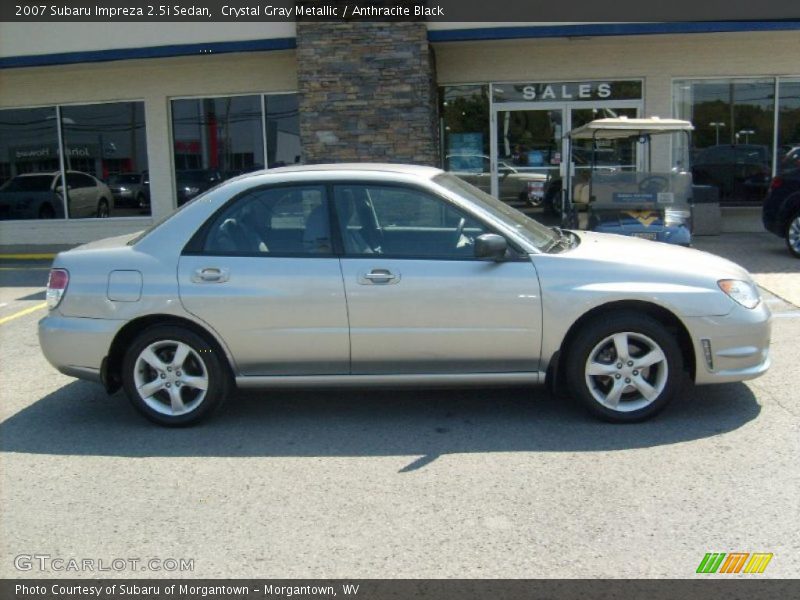 Crystal Gray Metallic / Anthracite Black 2007 Subaru Impreza 2.5i Sedan