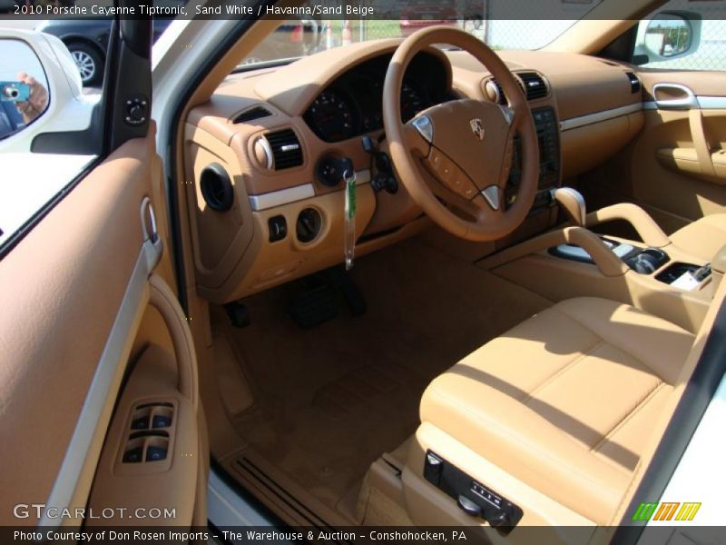 Sand White / Havanna/Sand Beige 2010 Porsche Cayenne Tiptronic