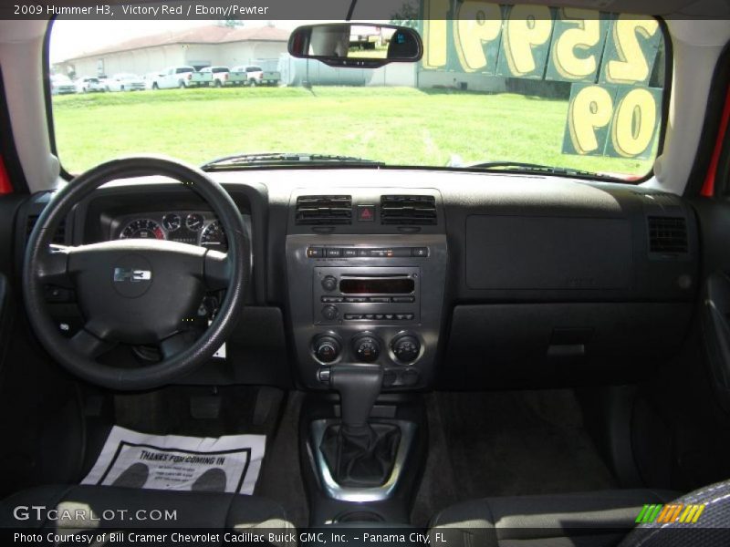Victory Red / Ebony/Pewter 2009 Hummer H3