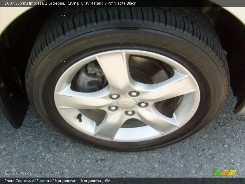 Crystal Gray Metallic / Anthracite Black 2007 Subaru Impreza 2.5i Sedan