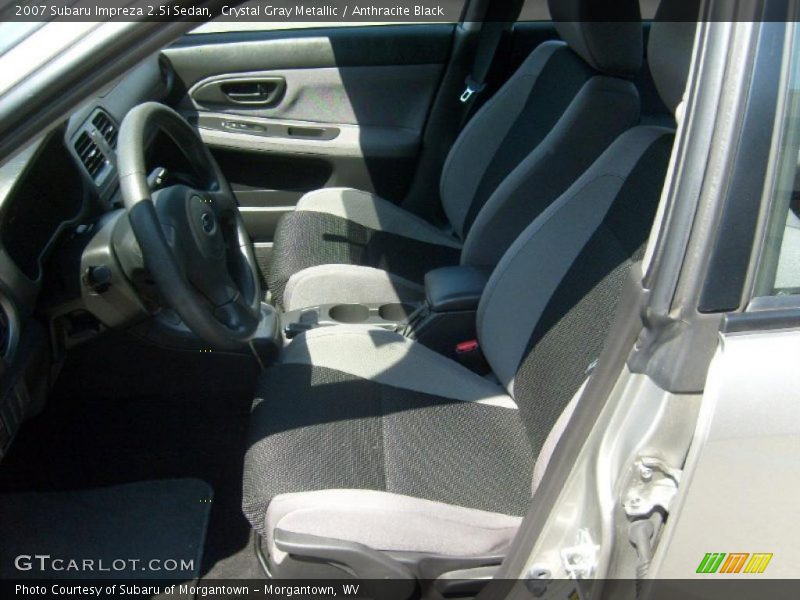 Crystal Gray Metallic / Anthracite Black 2007 Subaru Impreza 2.5i Sedan