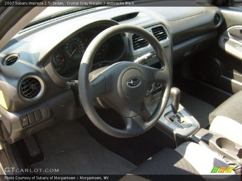 Crystal Gray Metallic / Anthracite Black 2007 Subaru Impreza 2.5i Sedan