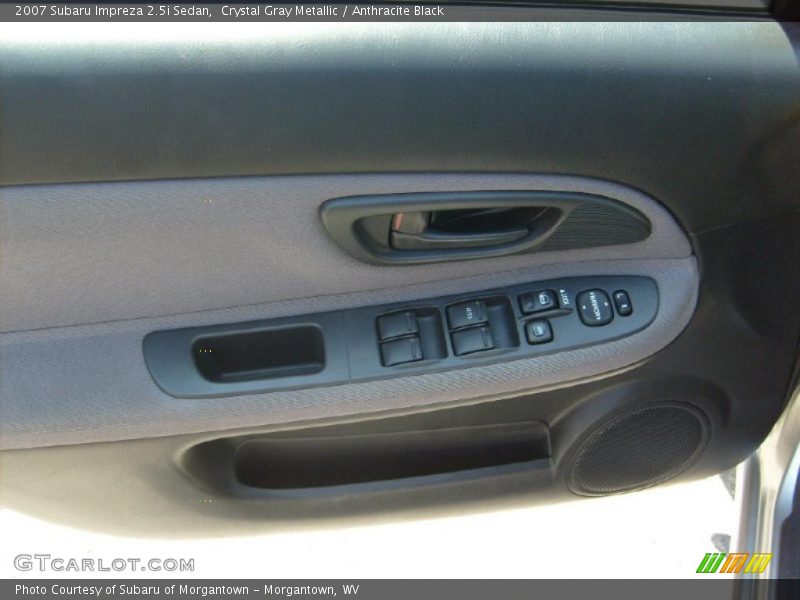 Crystal Gray Metallic / Anthracite Black 2007 Subaru Impreza 2.5i Sedan