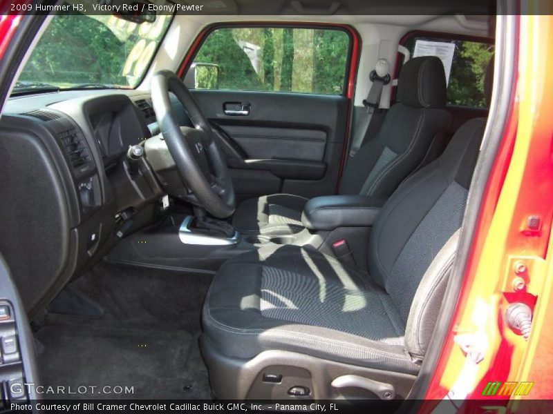 Victory Red / Ebony/Pewter 2009 Hummer H3