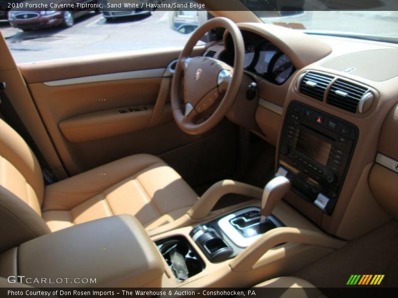 Sand White / Havanna/Sand Beige 2010 Porsche Cayenne Tiptronic