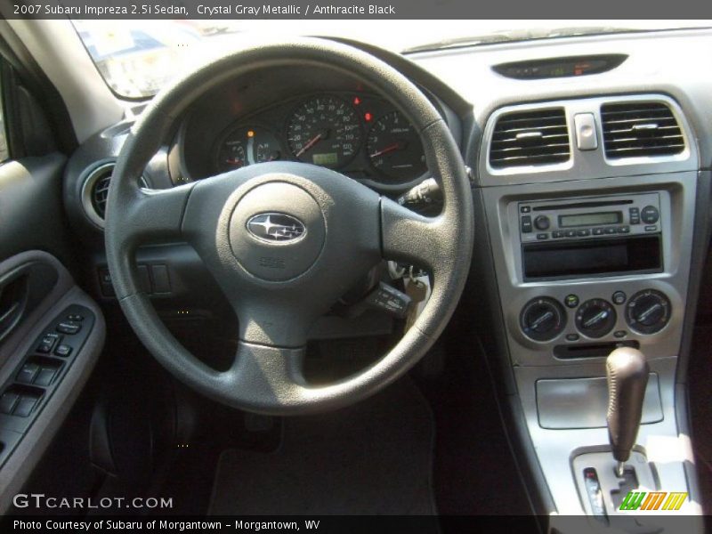 Crystal Gray Metallic / Anthracite Black 2007 Subaru Impreza 2.5i Sedan