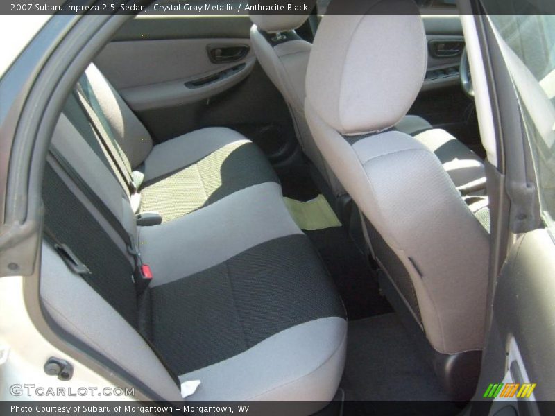 Crystal Gray Metallic / Anthracite Black 2007 Subaru Impreza 2.5i Sedan