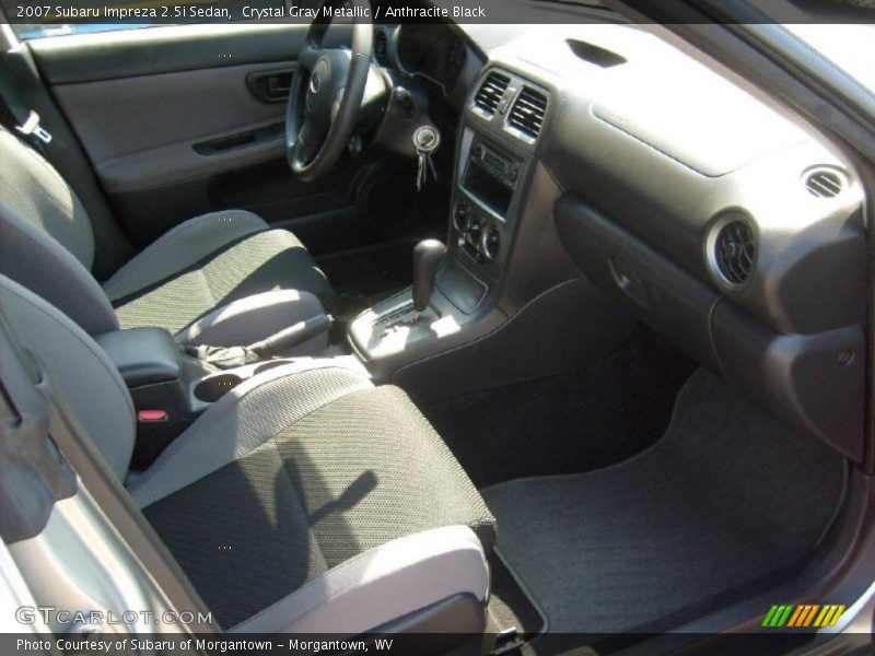 Crystal Gray Metallic / Anthracite Black 2007 Subaru Impreza 2.5i Sedan