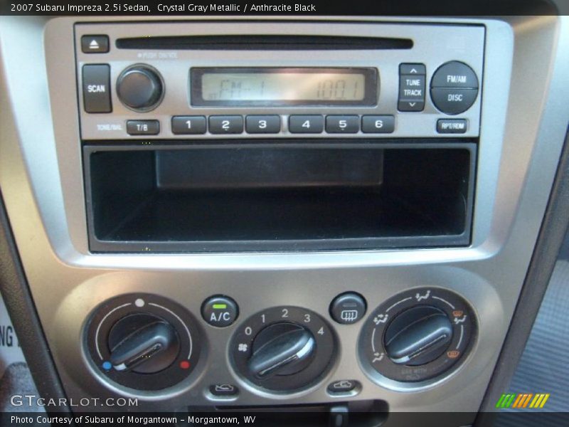 Crystal Gray Metallic / Anthracite Black 2007 Subaru Impreza 2.5i Sedan