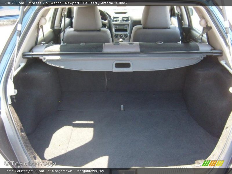 Newport Blue Pearl / Anthracite Black 2007 Subaru Impreza 2.5i Wagon