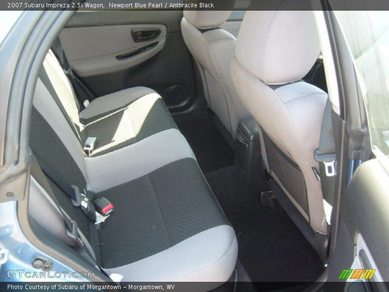 Newport Blue Pearl / Anthracite Black 2007 Subaru Impreza 2.5i Wagon