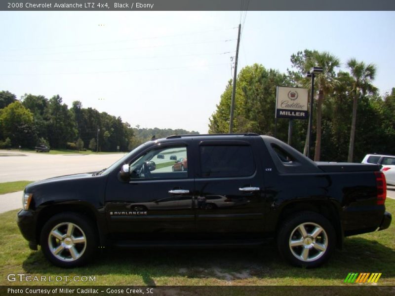 Black / Ebony 2008 Chevrolet Avalanche LTZ 4x4