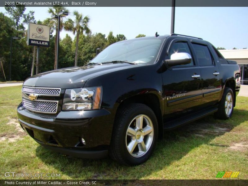 Black / Ebony 2008 Chevrolet Avalanche LTZ 4x4