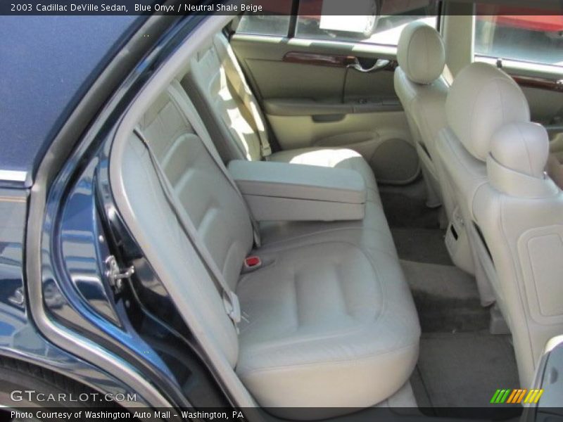 Blue Onyx / Neutral Shale Beige 2003 Cadillac DeVille Sedan