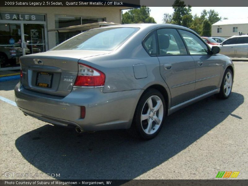 Quartz Silver Metallic / Off Black 2009 Subaru Legacy 2.5i Sedan