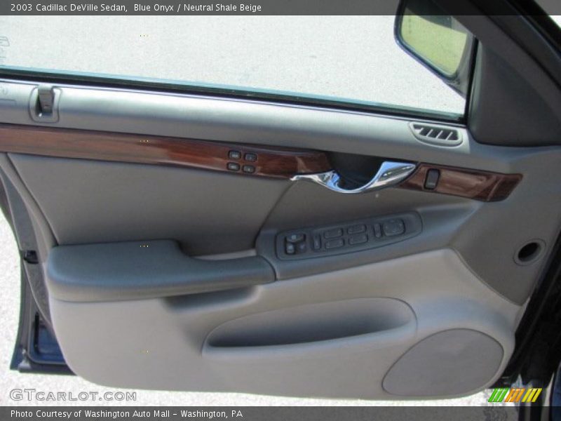 Blue Onyx / Neutral Shale Beige 2003 Cadillac DeVille Sedan