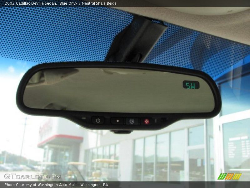 Blue Onyx / Neutral Shale Beige 2003 Cadillac DeVille Sedan