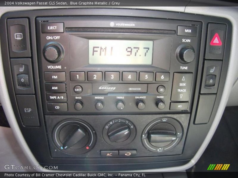 Blue Graphite Metallic / Grey 2004 Volkswagen Passat GLS Sedan