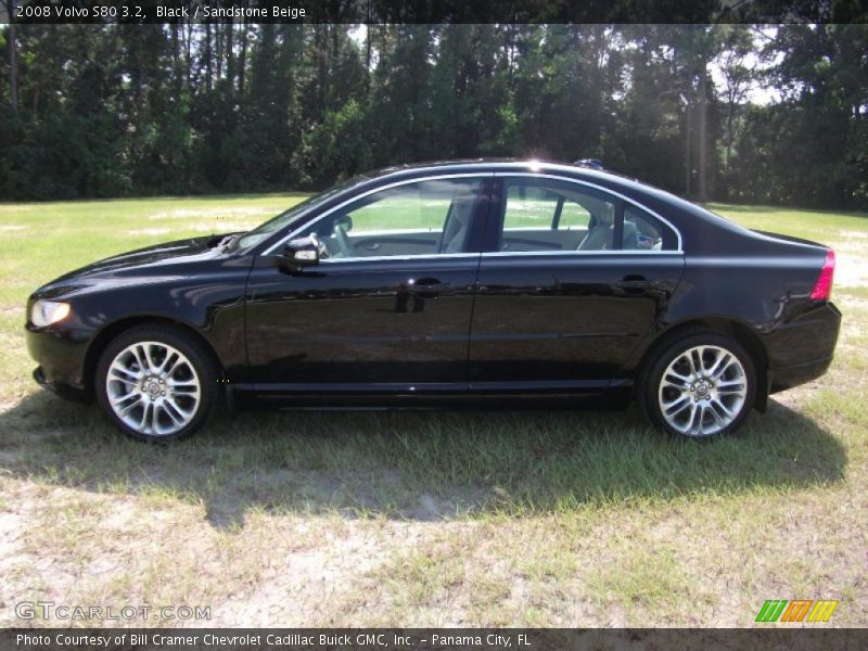 Black / Sandstone Beige 2008 Volvo S80 3.2