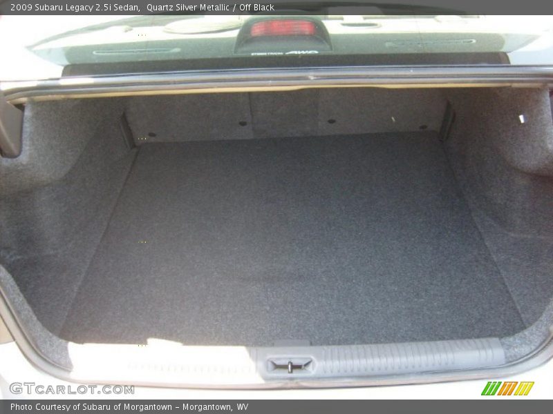 Quartz Silver Metallic / Off Black 2009 Subaru Legacy 2.5i Sedan
