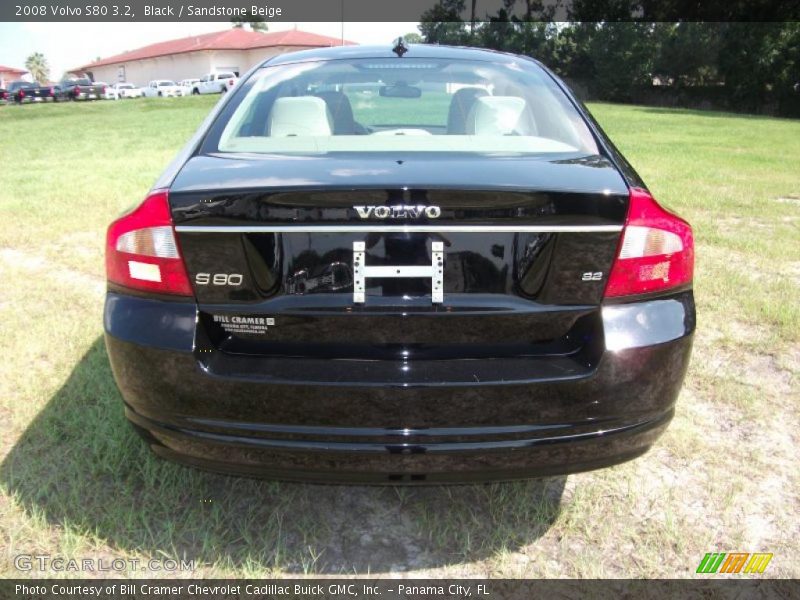 Black / Sandstone Beige 2008 Volvo S80 3.2