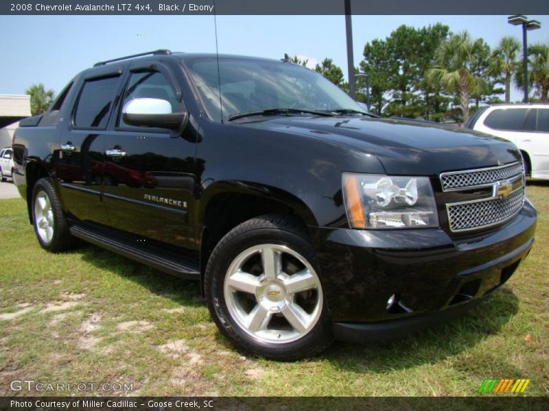 Black / Ebony 2008 Chevrolet Avalanche LTZ 4x4