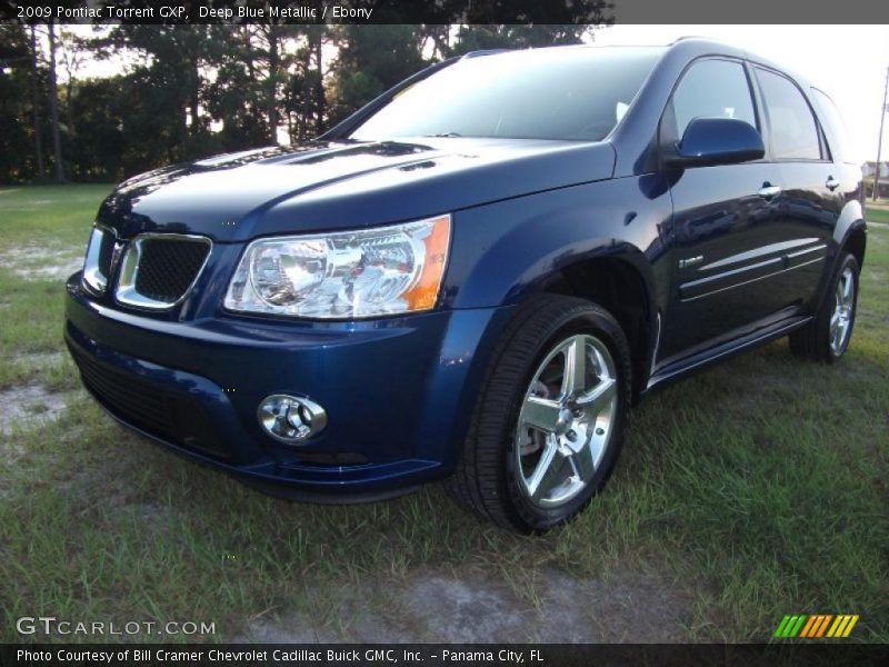 Deep Blue Metallic / Ebony 2009 Pontiac Torrent GXP