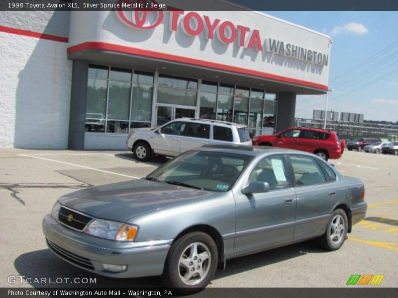 Silver Spruce Metallic / Beige 1998 Toyota Avalon XLS