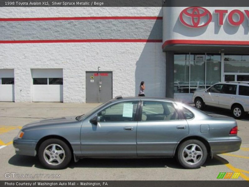 Silver Spruce Metallic / Beige 1998 Toyota Avalon XLS